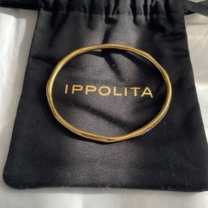 Ippolita 18 k over sterling silver bangle